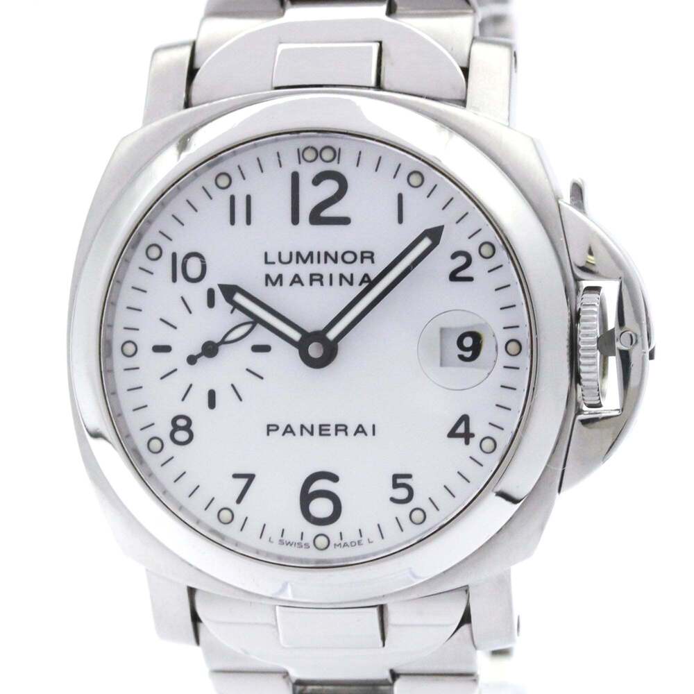 PANERAI Luminor Marina Steel Automatic Mens Watch PAM00051 Polished